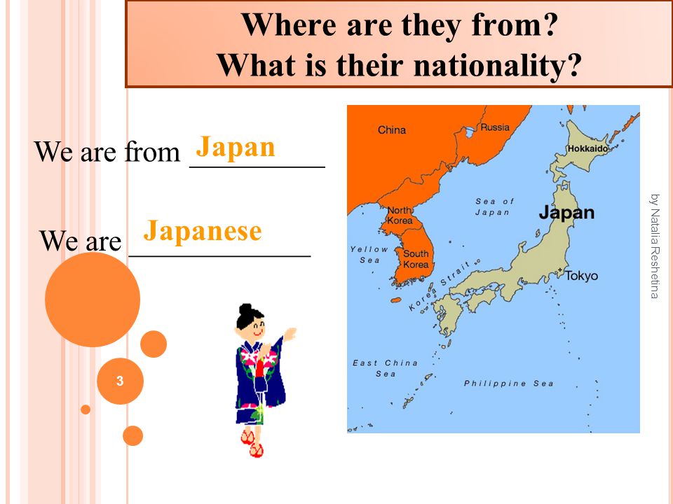 Where are you from japan